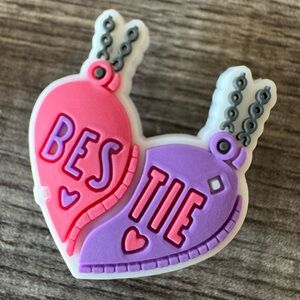 Bestie Heart Shoe Charm CROCS Jibbitz 5/$20